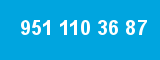 951 110 36 87